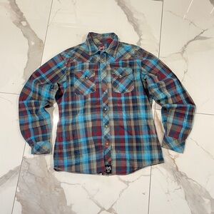 Men's Wrangler Rock 47 Long Sleeve Denim Shirt